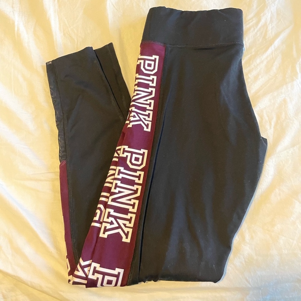 VS PINK Mesh Logo Ultimate Leggings